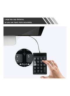 Generic USB Wired Numeric Keypad Black  - Image 5