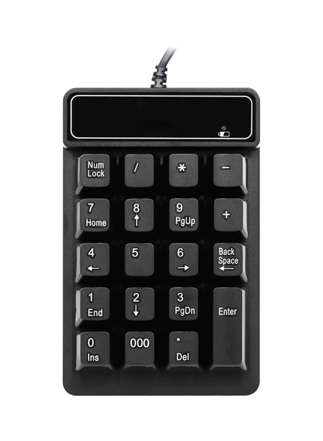 USB Wired Numeric Keypad Black  - Image 1