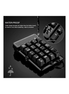 Generic Wireless Numeric Keypad Black  - Image 4