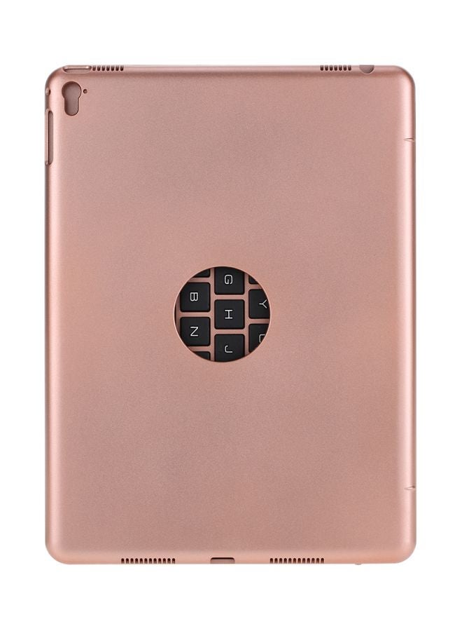 Bluetooth Keyboard Case Cover For Apple iPad Pro/Air 2 9.7-Inch Rose Gold - Image 4