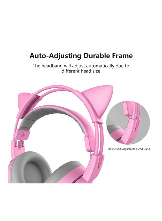 Somic Over-Ear Gaming Headphones With Mic - Xbox One Pink/Grey - Image 2