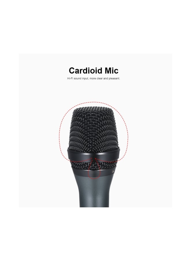 Professional Dynamic Karaoke Microphone 8178 Black  - Image 4
