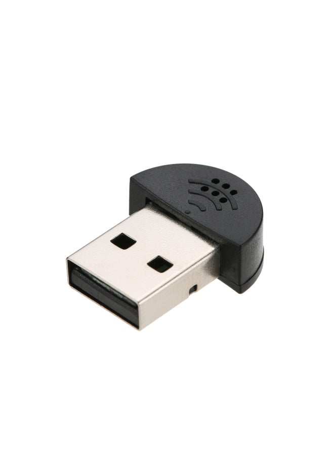 Mini Microphone Mic Audio Adapter Black  - Image 5