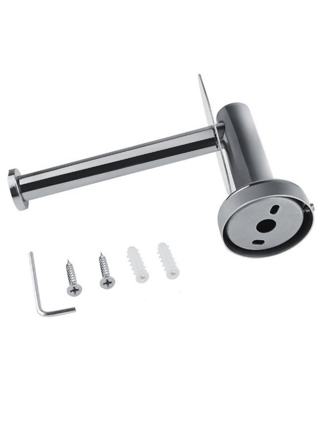 حامل أوراق المرحاض يُثبت على الحائط فضي