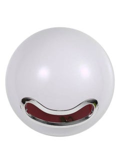 Wall Mount Ball Shaped Toilet Paper Roll Holder White 18.5 x 18.5cm