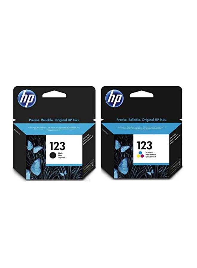 HP 4-Piece 123 Ink Cartridge Blue/Black/Yellow - Image 2