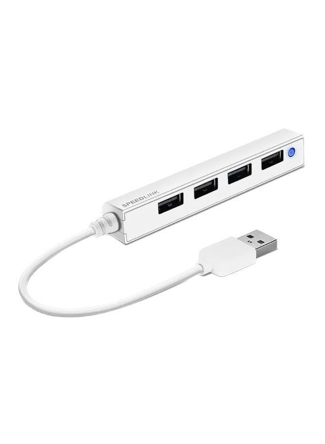 SPEEDLINK 4-Port USB Hubs White 