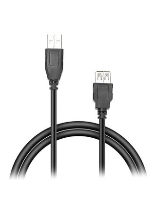 كابل تمديد من قابس USB-A إلى مقبس USB-A أسود - v1564768964/N28896352A_1