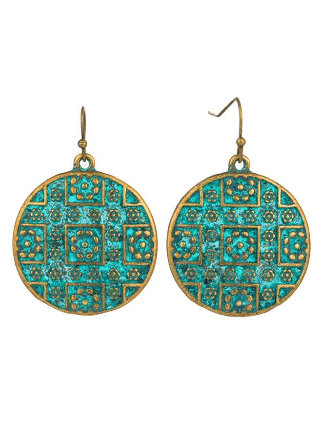 Bluelans - Bohemian Ethnic Style Round Dangle Earrings - Image 1