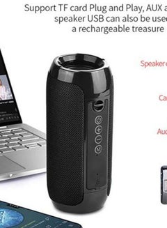 T&G Rechargeable Bluetooth Speaker With Mic Black  - Image 2