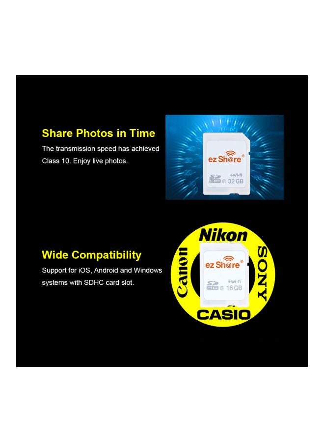 Ez Share WiFi SDHC Class 10 Flash Card White  - Image 4