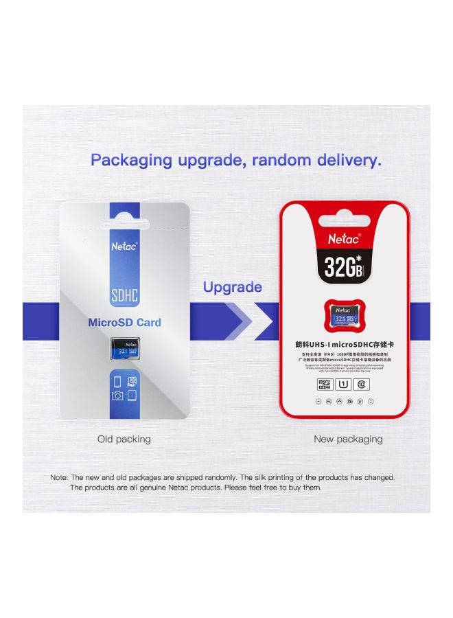 Netac - P500 Micro SDXC 1 Class 10 Memory Card Blue - Image 1