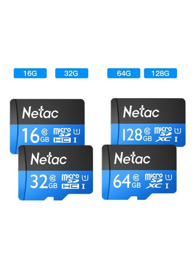 Netac - P500 Micro SDXC 1 Class 10 Memory Card Blue - Image 1