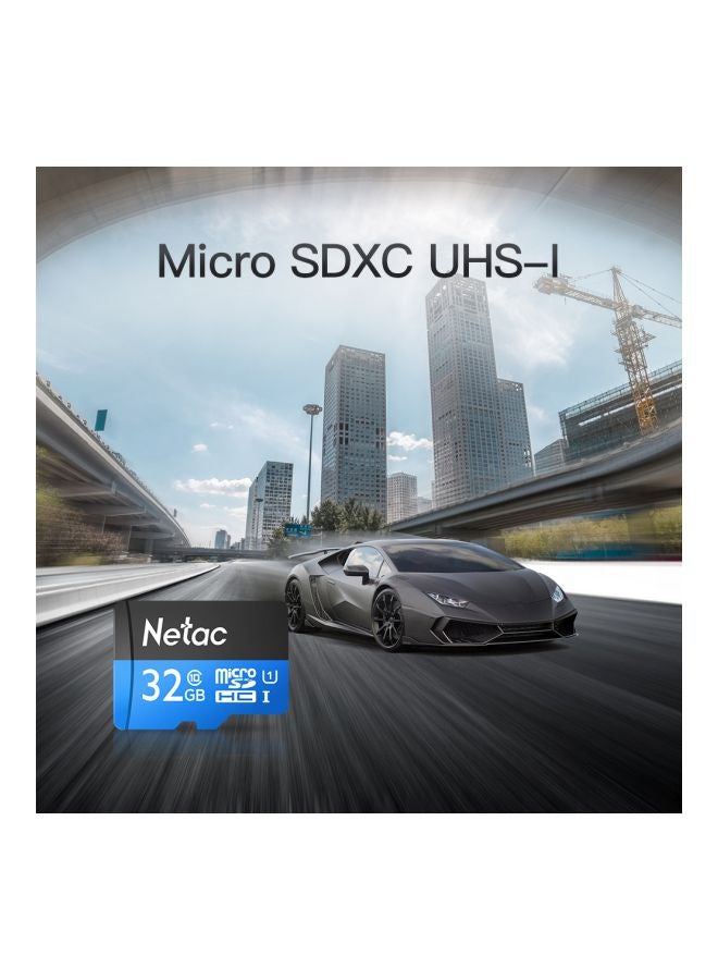 Netac - P500 Micro SDXC 1 Class 10 Memory Card Black - Image 1