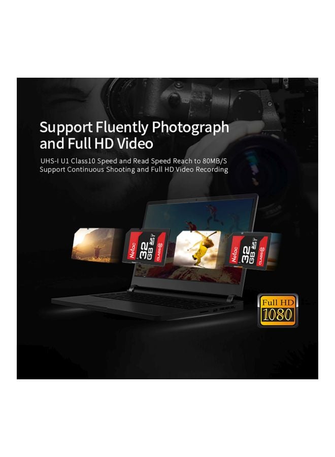 Netac P600 SDXC UHS-I Class 10 Memory Card Red/Black/White  - Image 4
