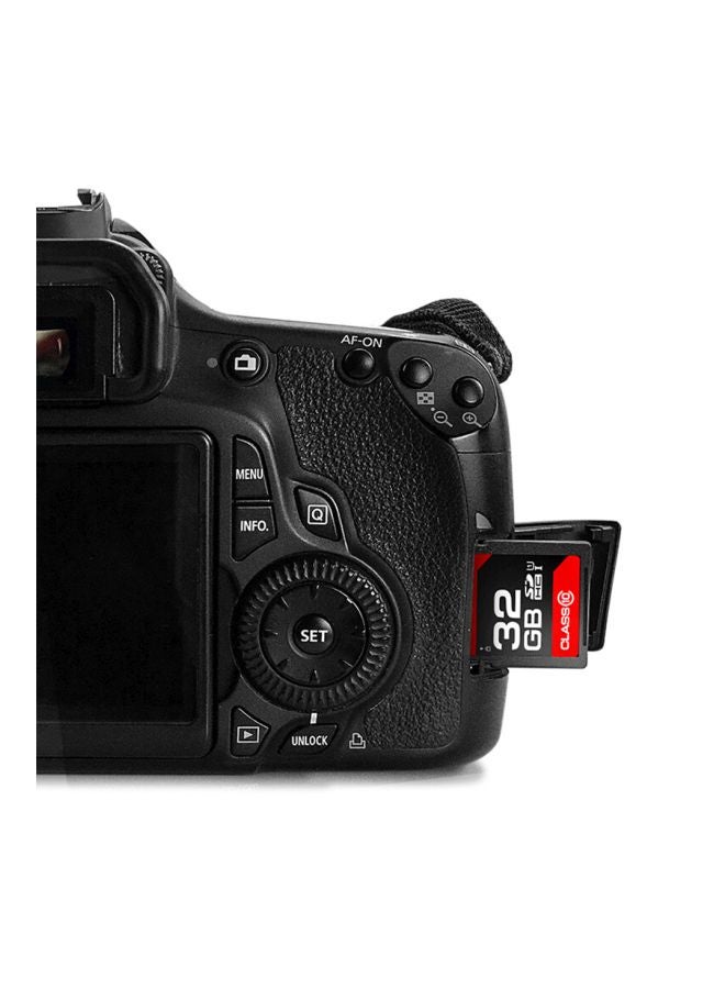 Netac - P600 SDHC UHS-I Class 10 Memory Card Red/Black/White - Image 1