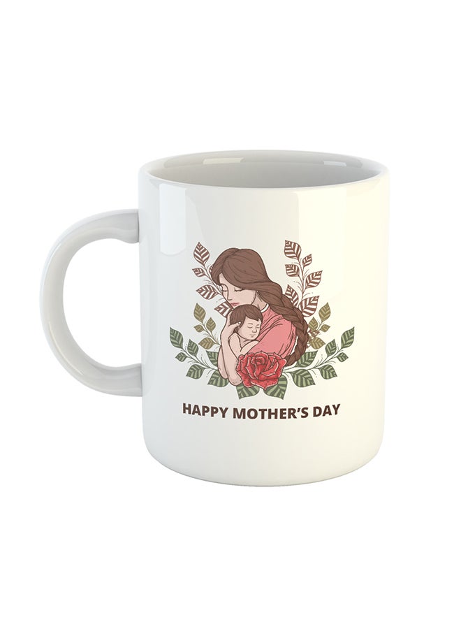 Heatbeat - Happy Mother’s Day  - Printed Coffee Mug White - Image 1