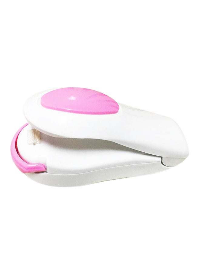 Generic Portable Mini Home Impulse Plastic Bag Sealing Machine Tool Pink/White 