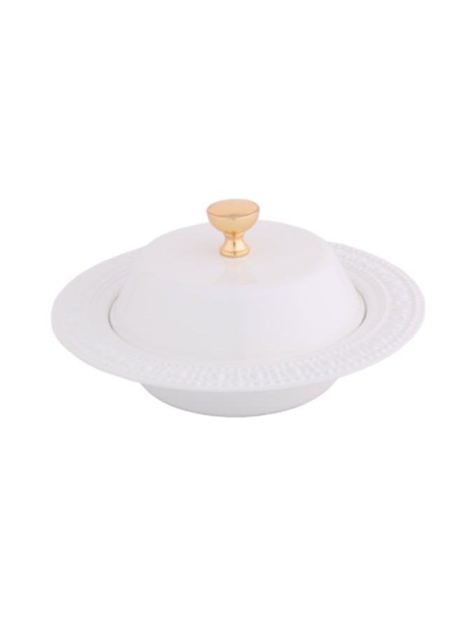 Round Shape Date Bowl White/Gold Large - v1564818265/N28896198A_1