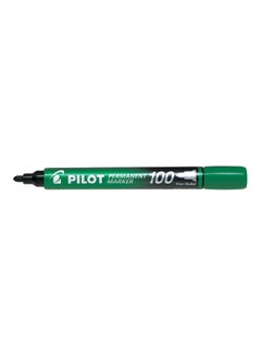 12-Piece Fine Bullet Tip Permanent Marker 100 Green