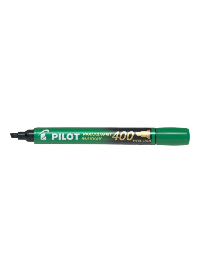 PILOT 12-Piece Broad Chisel Tip Permanent Marker 400 Green