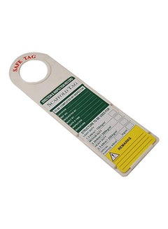 UHcom Scaffolding And Construction Tag White/Green 30cm 