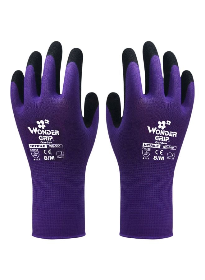 Gardening Safety Nylon Glove Purple - v1564819701/N28865501A_1