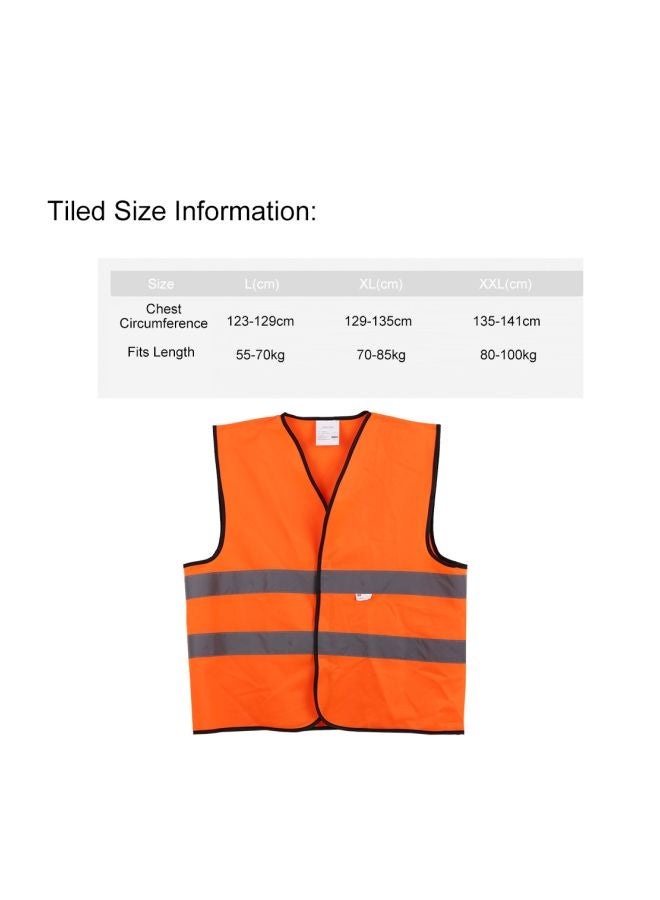 3M Reflective Safety Vest Orange - Image 2