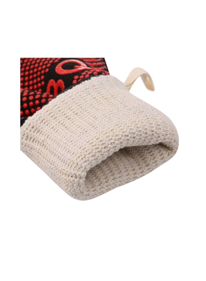 زوج قفازات مقاوم للحرارة أسود/أحمر 16x15x3Ø³Ù†ØªÙŠÙ…ØªØ± - Image 5