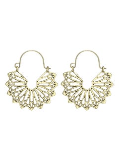 Vintage Riangular Fan Shape Clip-On Earrings