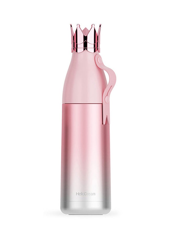 Crown Vacuum Bottles Rose Gold 27x7x7cm