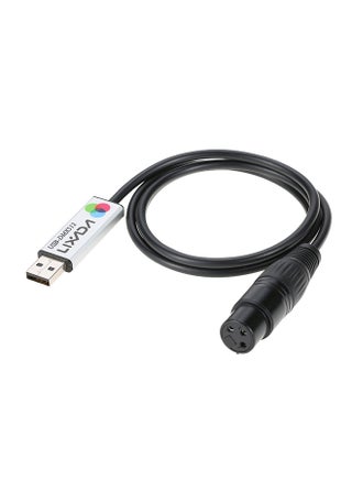 USB To DMX Interface LED Adapter Black - v1564827899/N28919579A_1