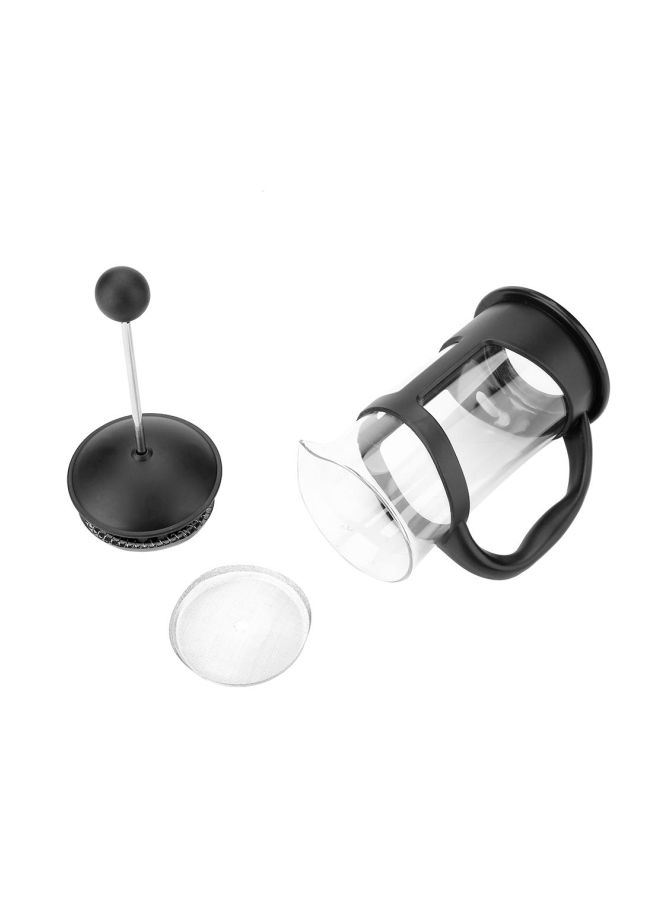 Portable French Press Coffee Maker 600 ml Black/Clear 600ml - Image 5