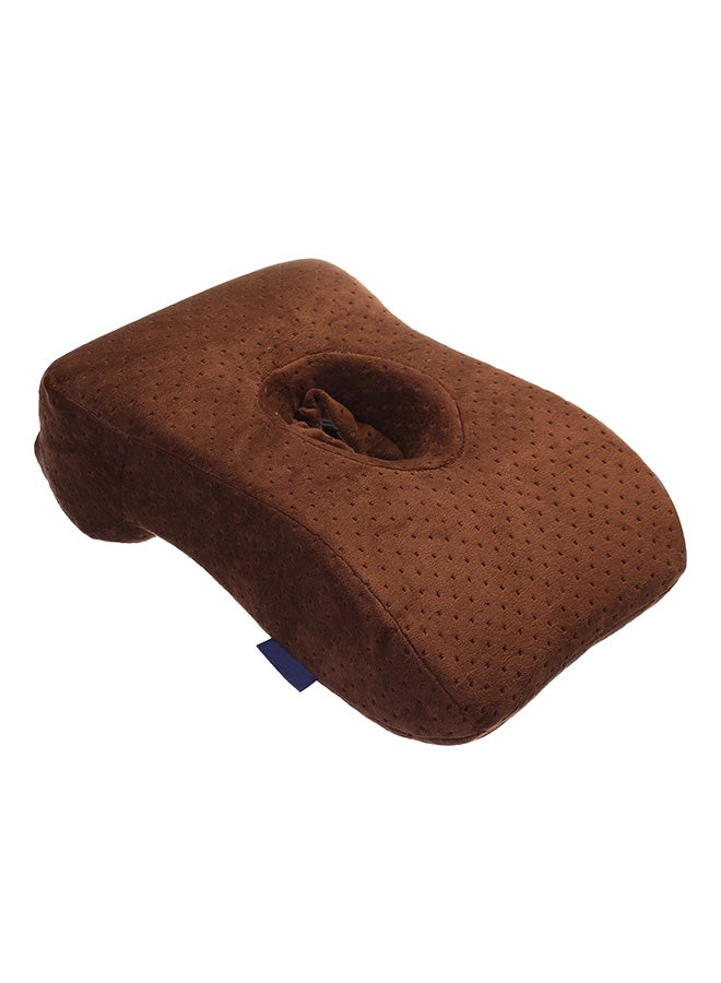 Memory Foam Pilow synthetic_fibre Brown 390grams 