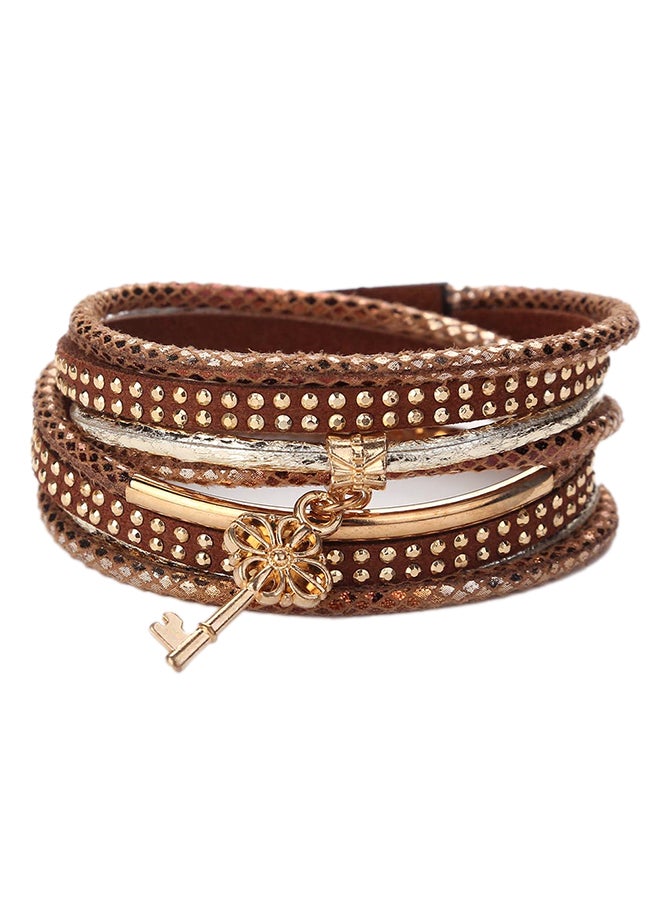 Sharpdo Key Pendant Multi-Layer Bracelet