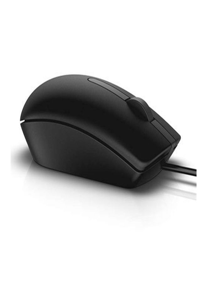 LW - Wired MS116P Scroll Wheel Optical Mouse For Dell Black - Image 1