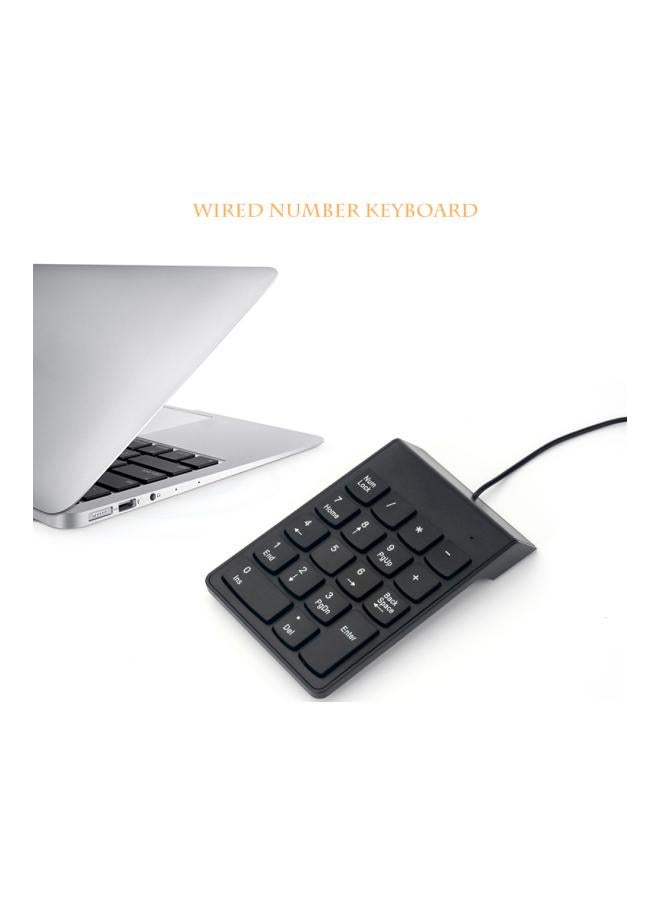 ال دبليو لوحة مفاتيح أرقام مع كابل USB أسود  - Image 5