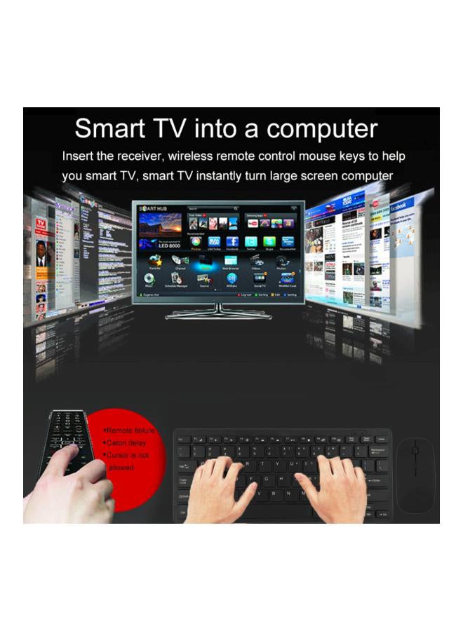LW Ultra Slim Wireless Keyboard And Mouse Set Black - Image 5