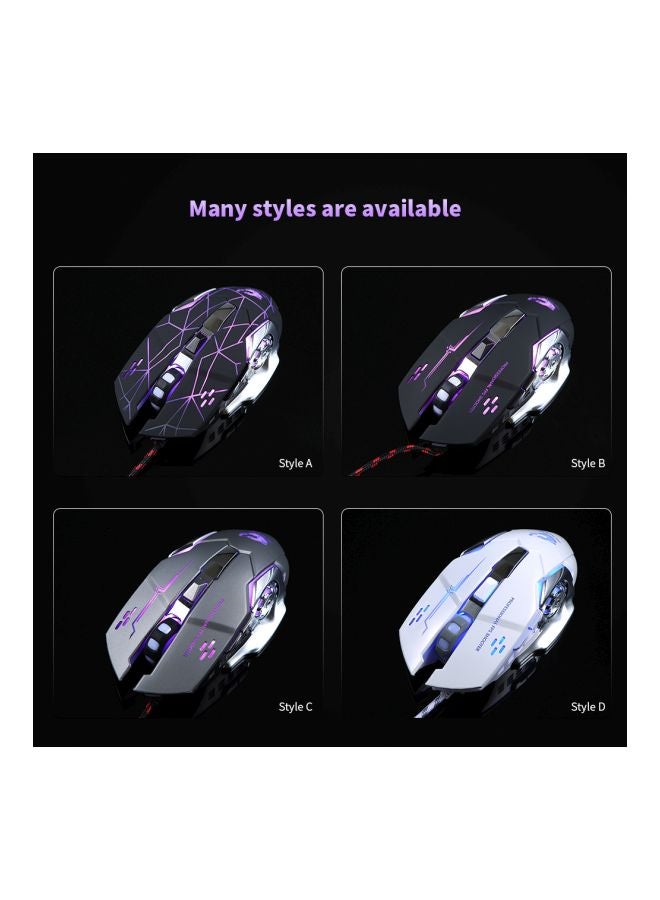 Professional LED Wired Gaming Mouse Black/Silver/Orange - v1564834630/N28863652A_6