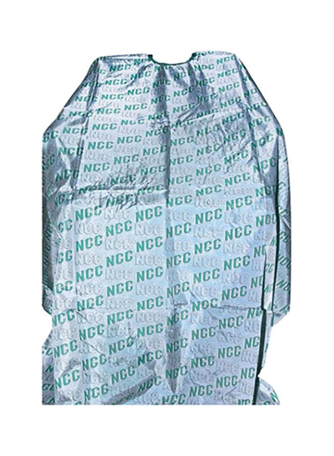 مريلة قص الشعر أبيض/أخضر