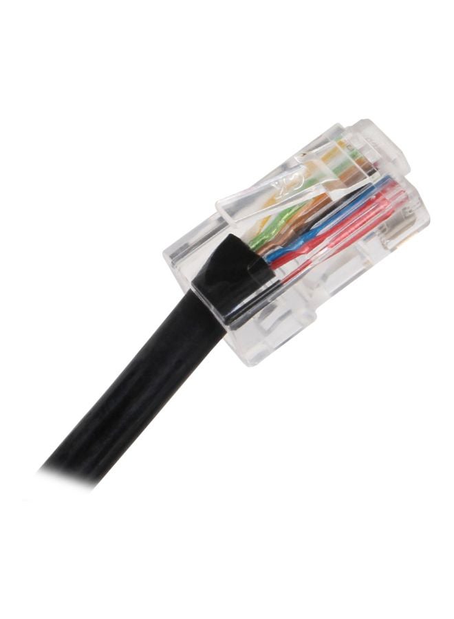 كابل ميكروفون بعدد 8 أسنان أسود