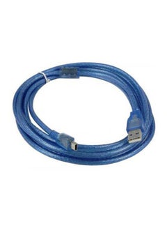 USB 2.0 A Male To Mini USB B Male Data Cable Blue