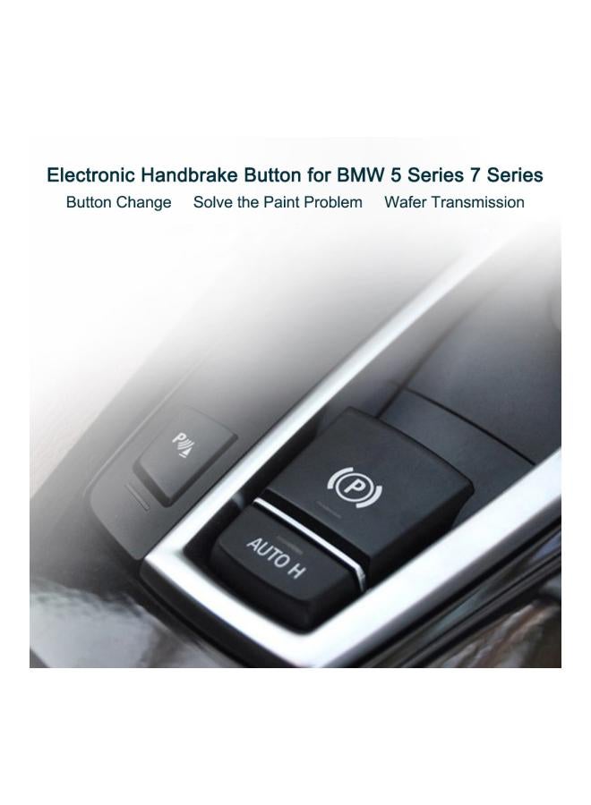 فرامل يد إلكترونية بزر مطبوع بكلمة Auto H لسيارات بي إم دبليو 5/7 - Image 4