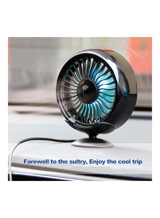 مروحة تبريد بمنفذ USB وبـ3 سرعات مع كابل وإضاءة LED مدمجة - Image 2