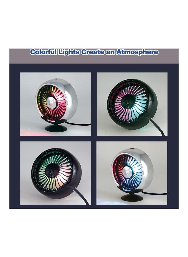 مروحة تبريد بمنفذ USB وبـ3 سرعات مع كابل وإضاءة LED مدمجة - Image 5