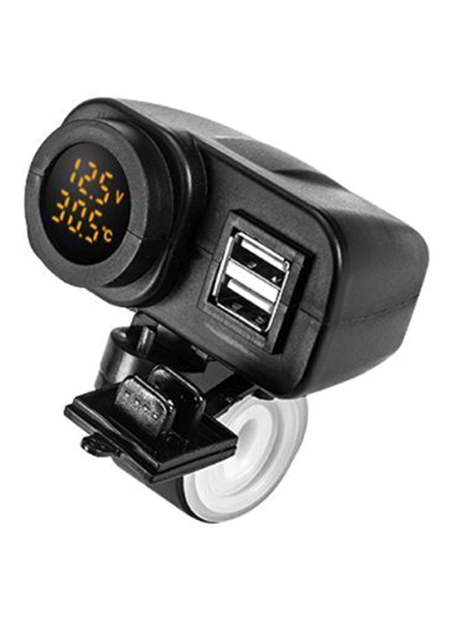 شاحن بمنفذ USB مزدوج للدراجة الهوائية  - Image 1