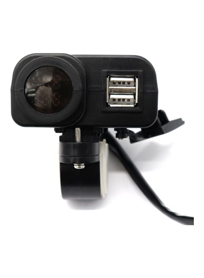 شاحن بمنفذ USB مزدوج للدراجة الهوائية  - Image 2
