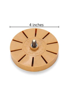 Generic Rubber Eraser Wheel Drill Tool Brown 4inch  - Image 4