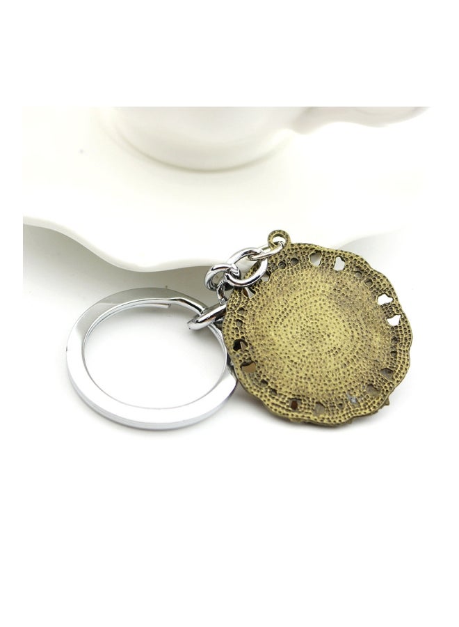 GObuy Harry Potter Deathly Hallows Key Chain Yellow/Silver/Black - Image 3