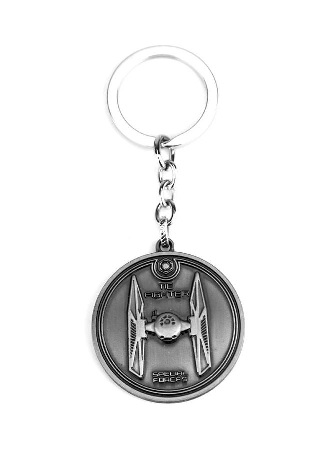 GObuy Star Wars Special Forces Alphabet Sign Key Chain Silver - Image 1